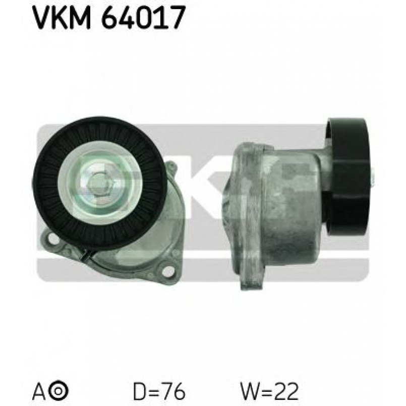 VKM 64017 SKF Натягувач поліклинового ременя